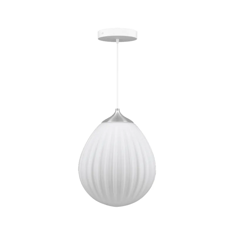 Around the World Lampskärm Ø27 cm White/Brushed Steel Sänkt pris